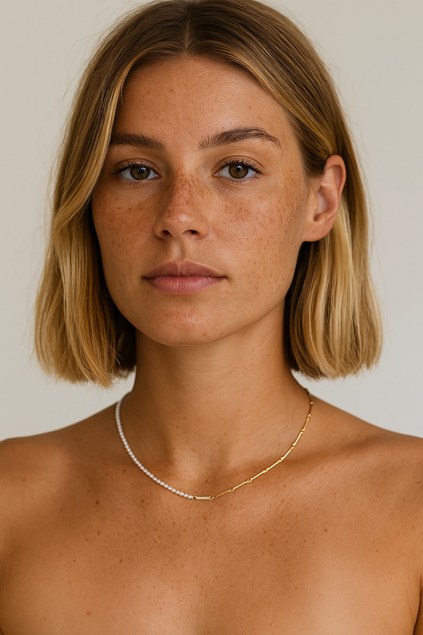 Gisèl B Collier Bi-matière Teri