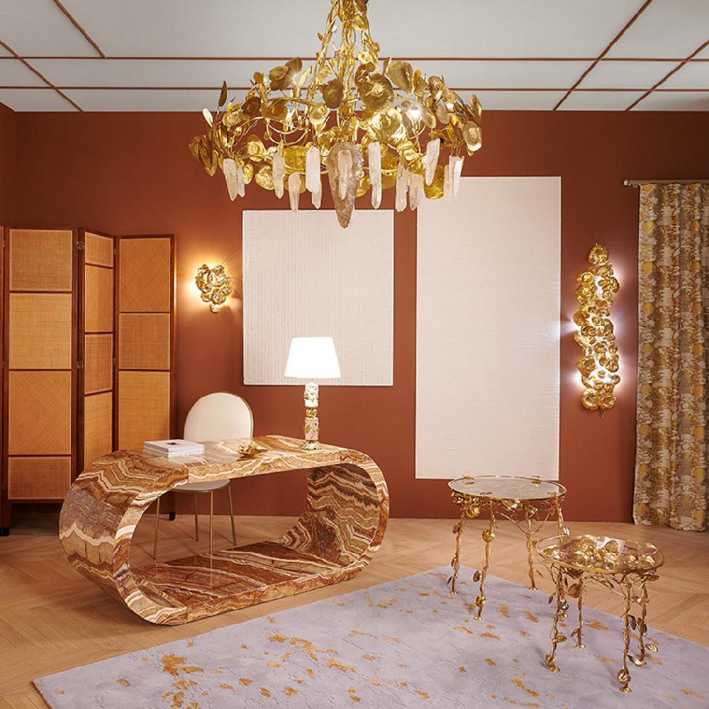 Goossens Paris Applique Murale Nénuphar Grand Modèle