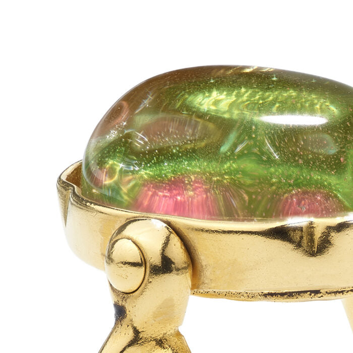Goossens Paris Bague Cabochons Watermelon Tie & Dye - Exclusivité En Ligne