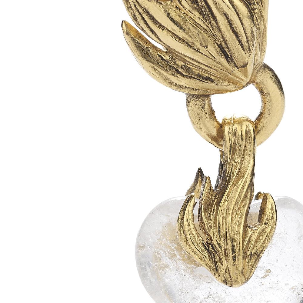 Goossens Paris Boucles D'oreilles Clip Cœur Précieux