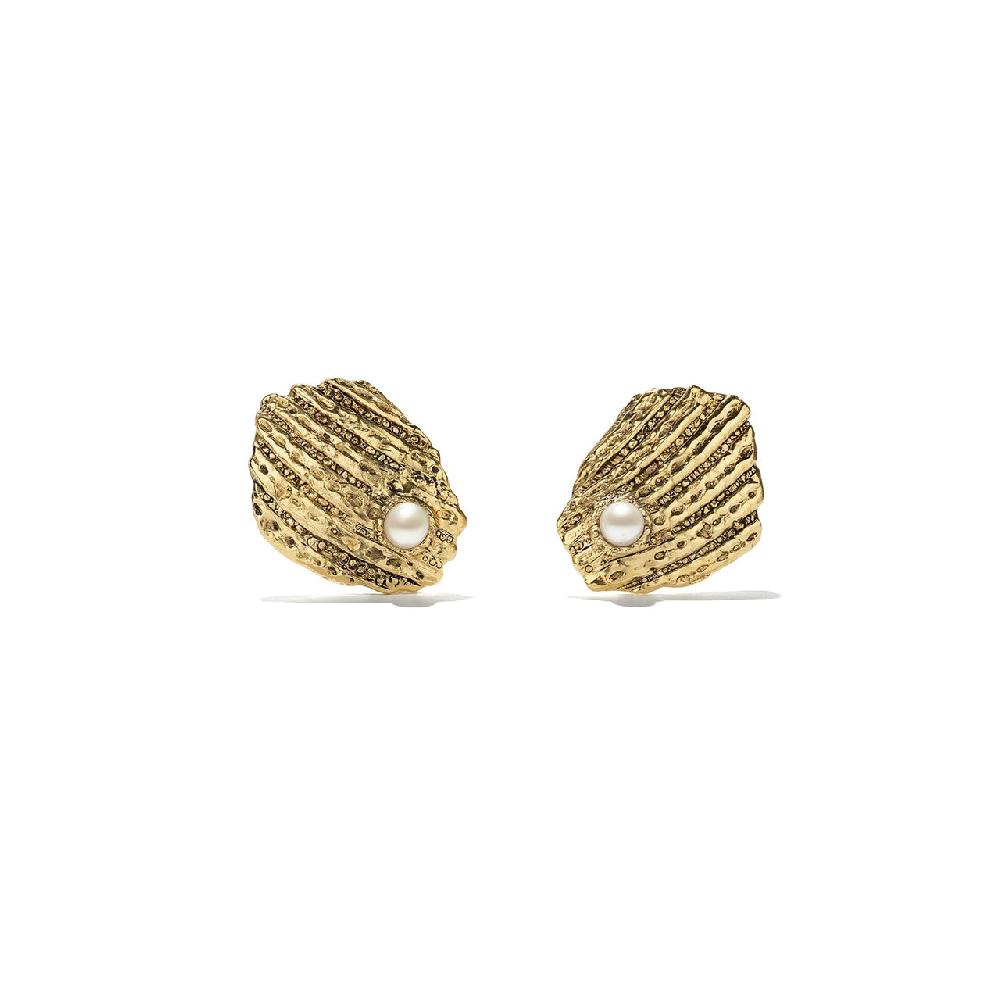 Goossens Paris Boucles D'oreilles Clip Coquillage Circé