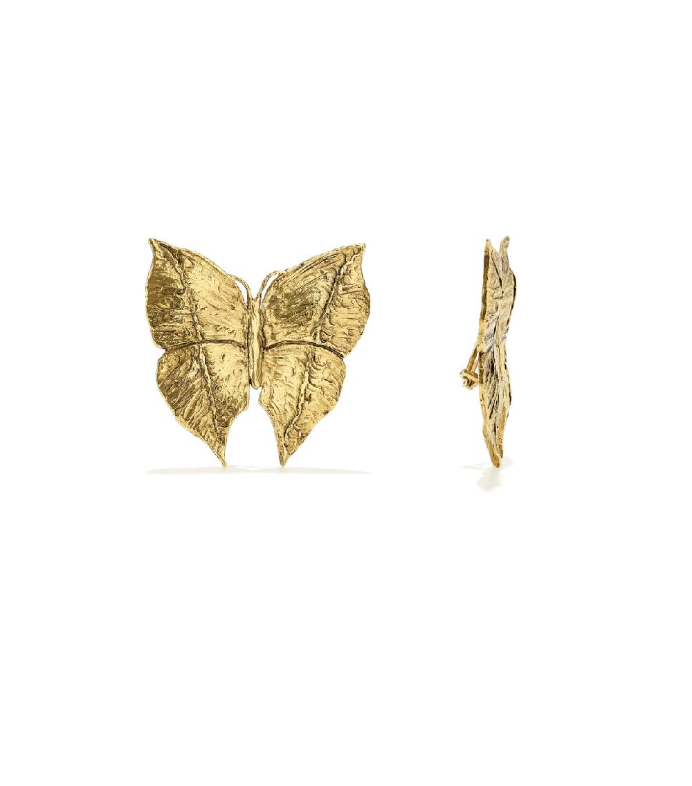 goossens paris Boucles d'oreilles Clip Papillon Harumi