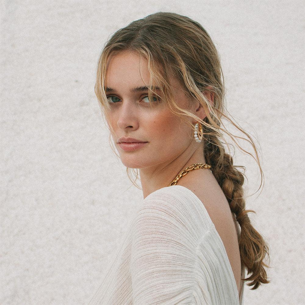 Goossens Paris Boucles D'oreilles Créoles Graine De Gemmes