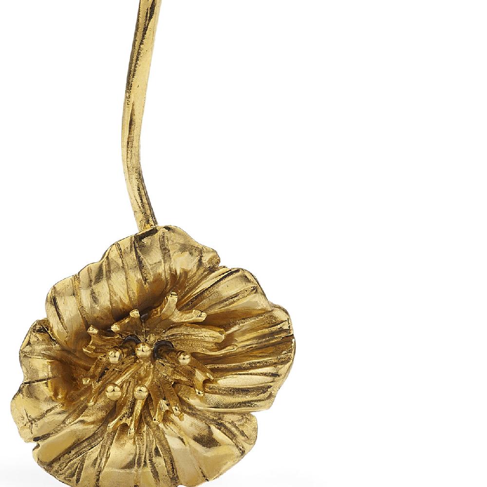 Goossens Paris Boucles D'oreilles Pendantes Fleur De Pavot