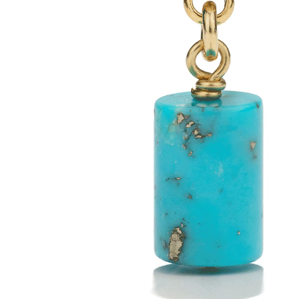 Goossens Paris Boucles D'oreilles Pierres Turquoises Ariane