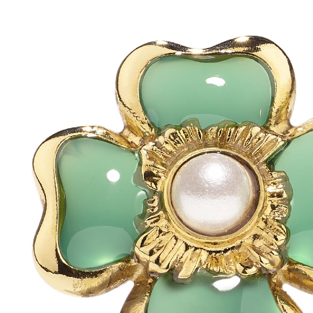 Goossens Paris Boucles D'oreilles Puces Mini Trèfle