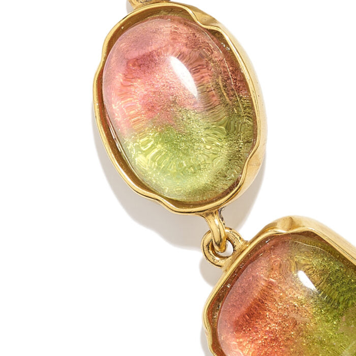 Goossens Paris Bracelet Cabochons Watermelon Tie & Dye - Exclusivité En Ligne