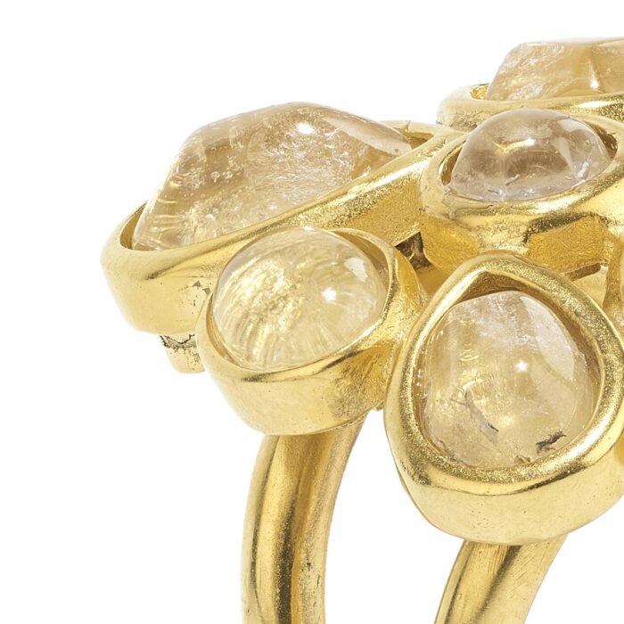 Goossens Paris Bague Fleur Mini Cabochons