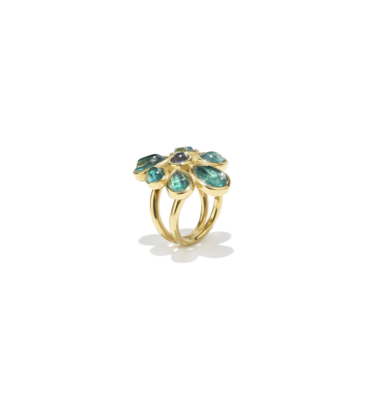 goossens paris Bague Fleur Mini Cabochons