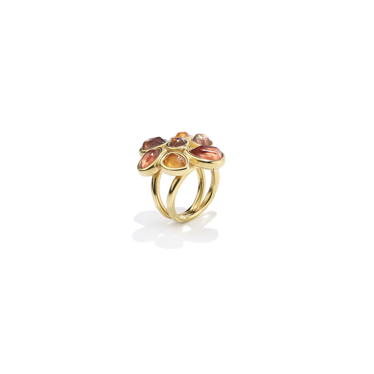 goossens paris Bague Fleur Mini Cabochons