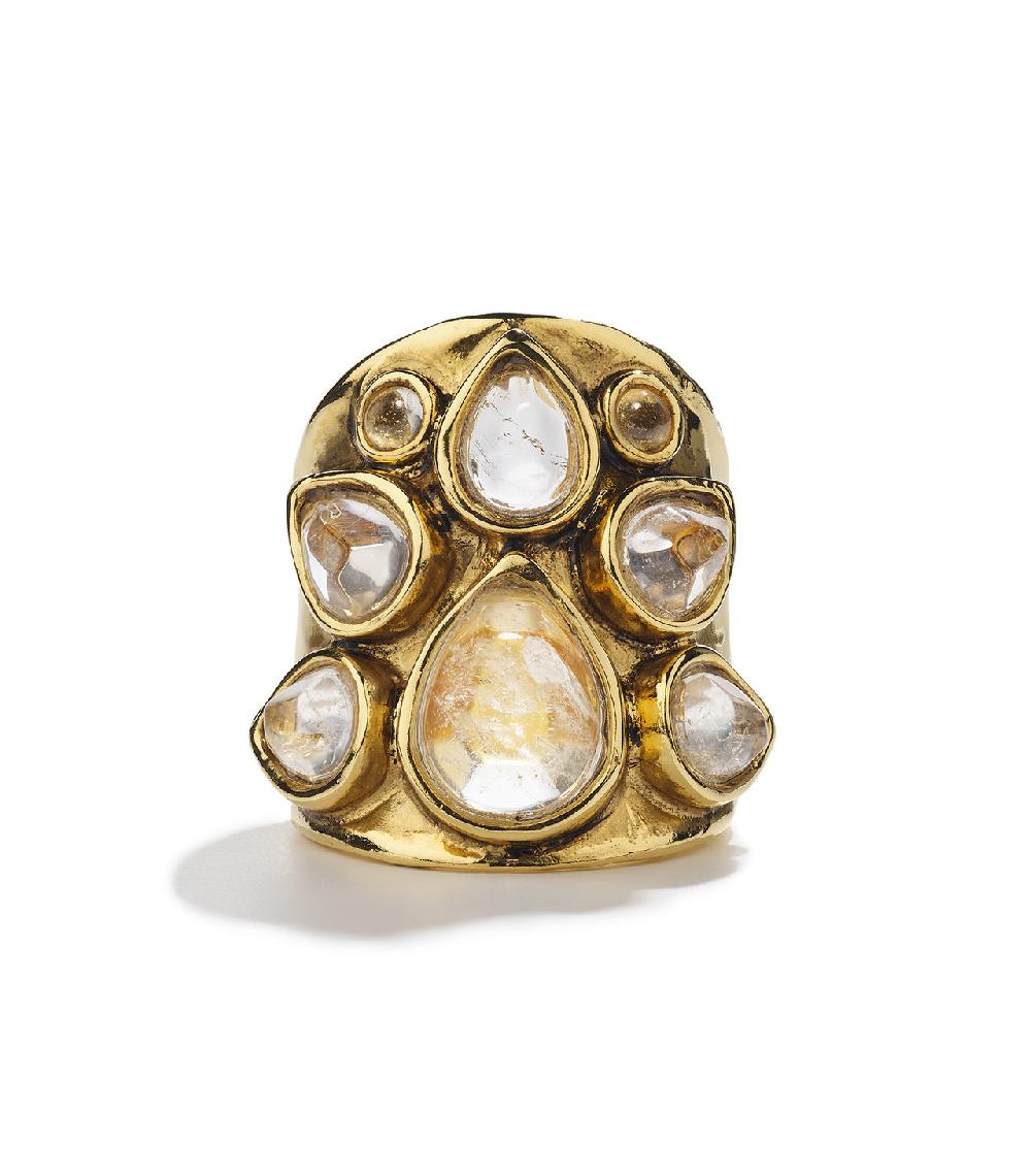 Goossens Paris Bague Large Cachemire