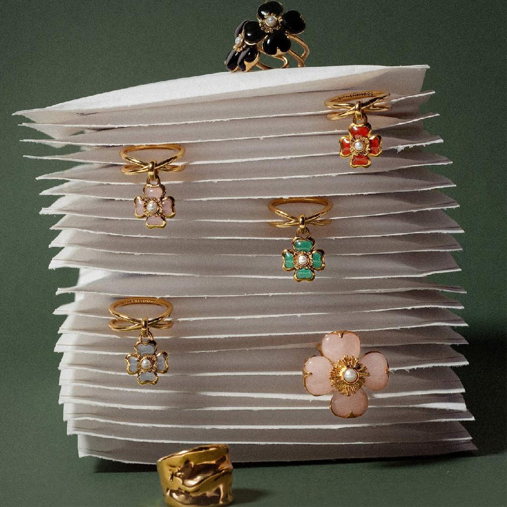 Goossens Paris Bague Mini Trèfle