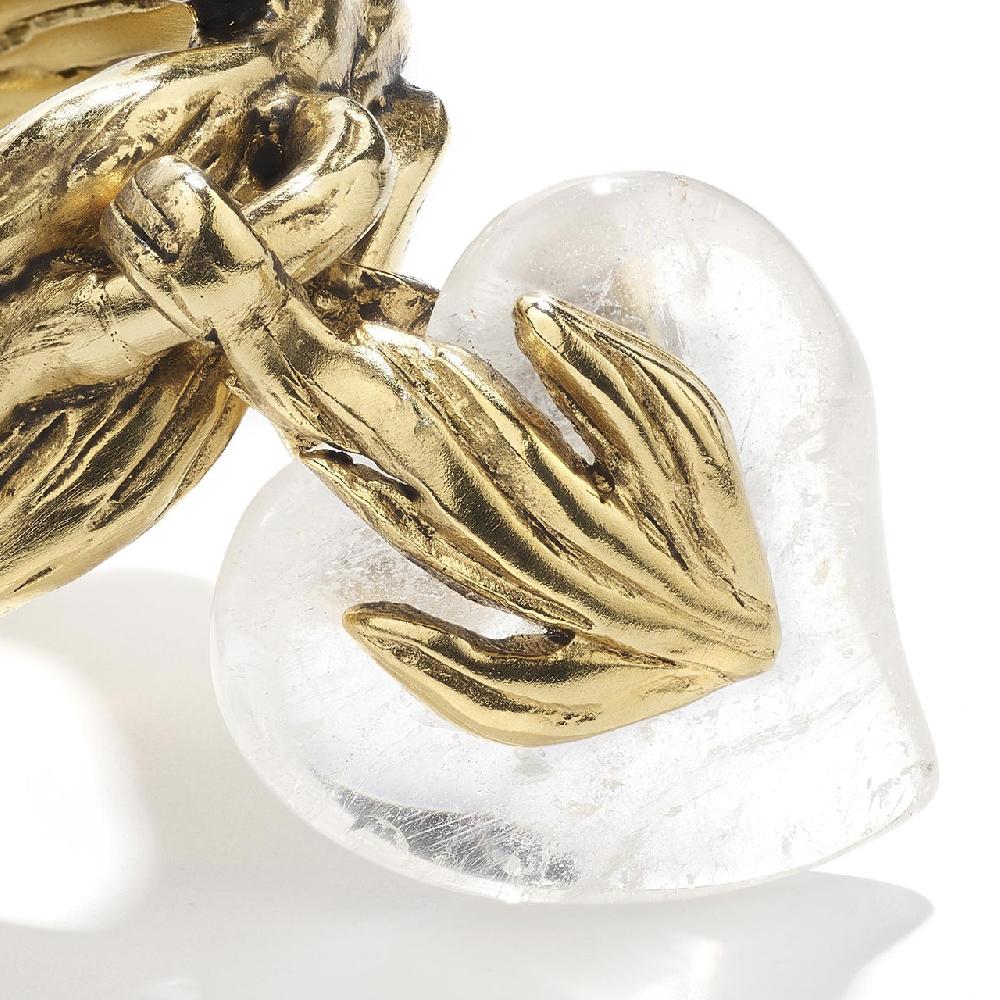 Goossens Paris Bague Mobile Cœur Précieux