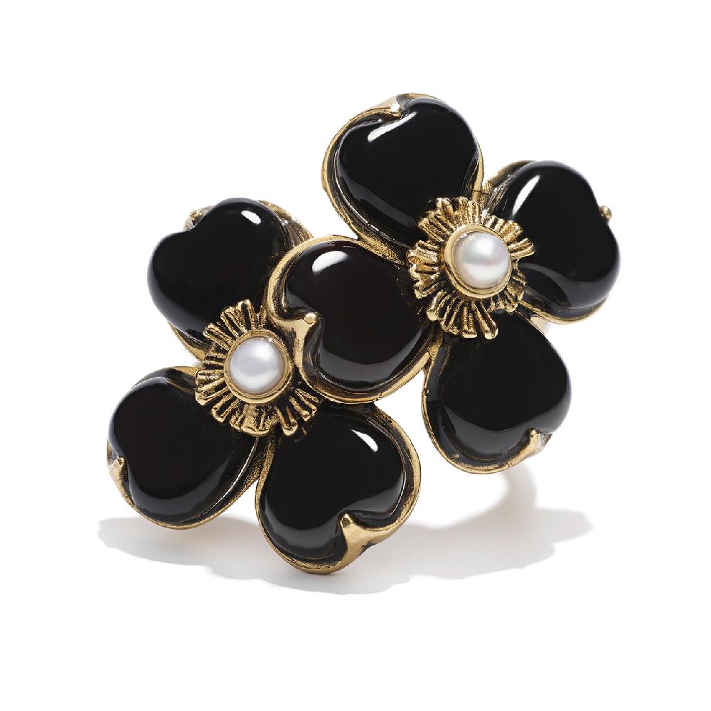 Goossens Paris Bague Toi & Moi Trèfle