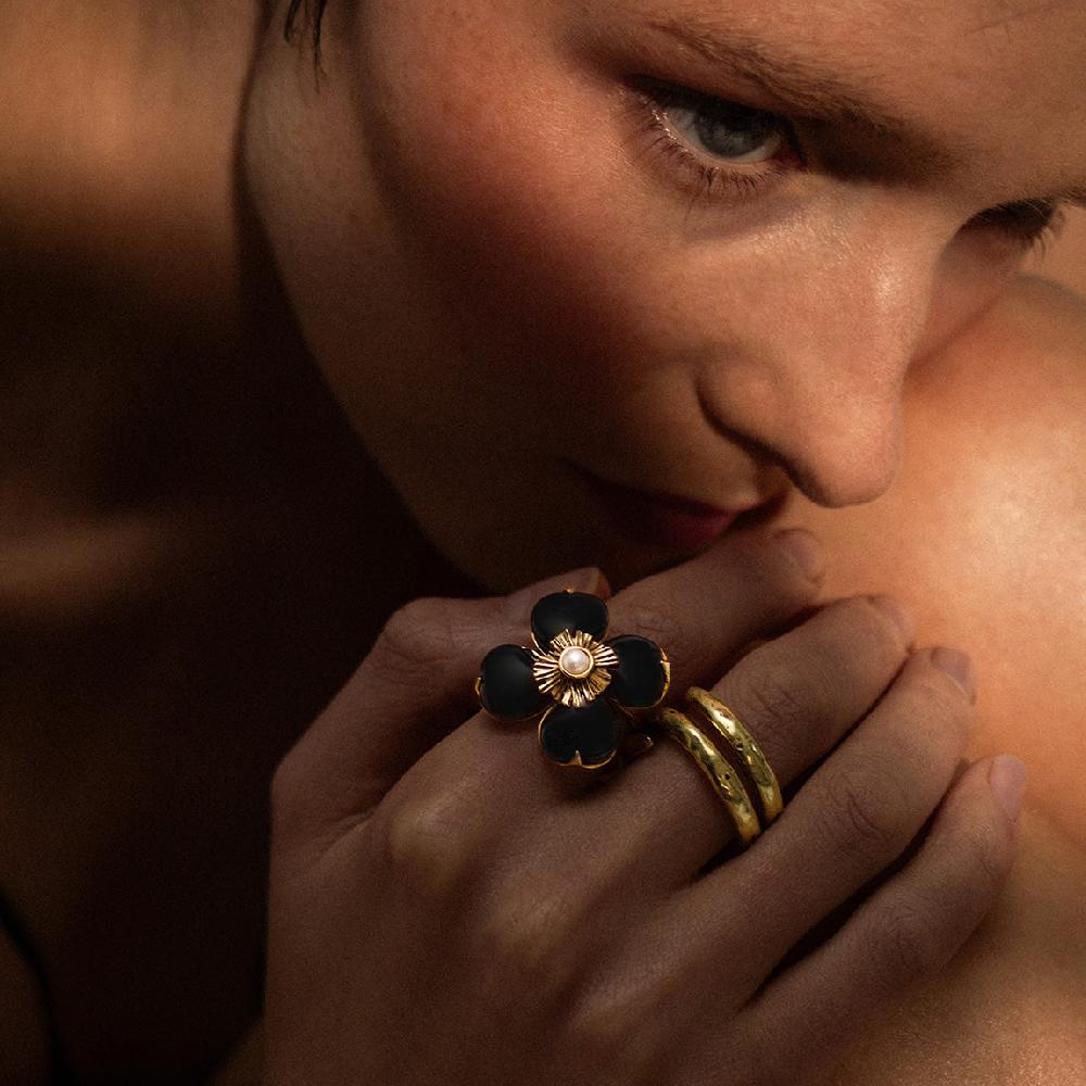 Goossens Paris Bague Trèfle