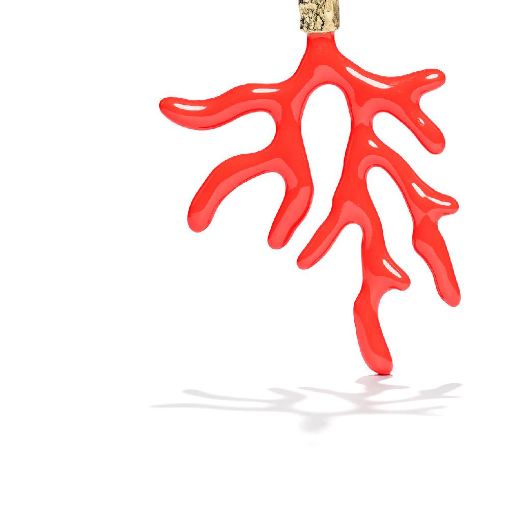 Goossens Paris Boucles D'oreilles Corail