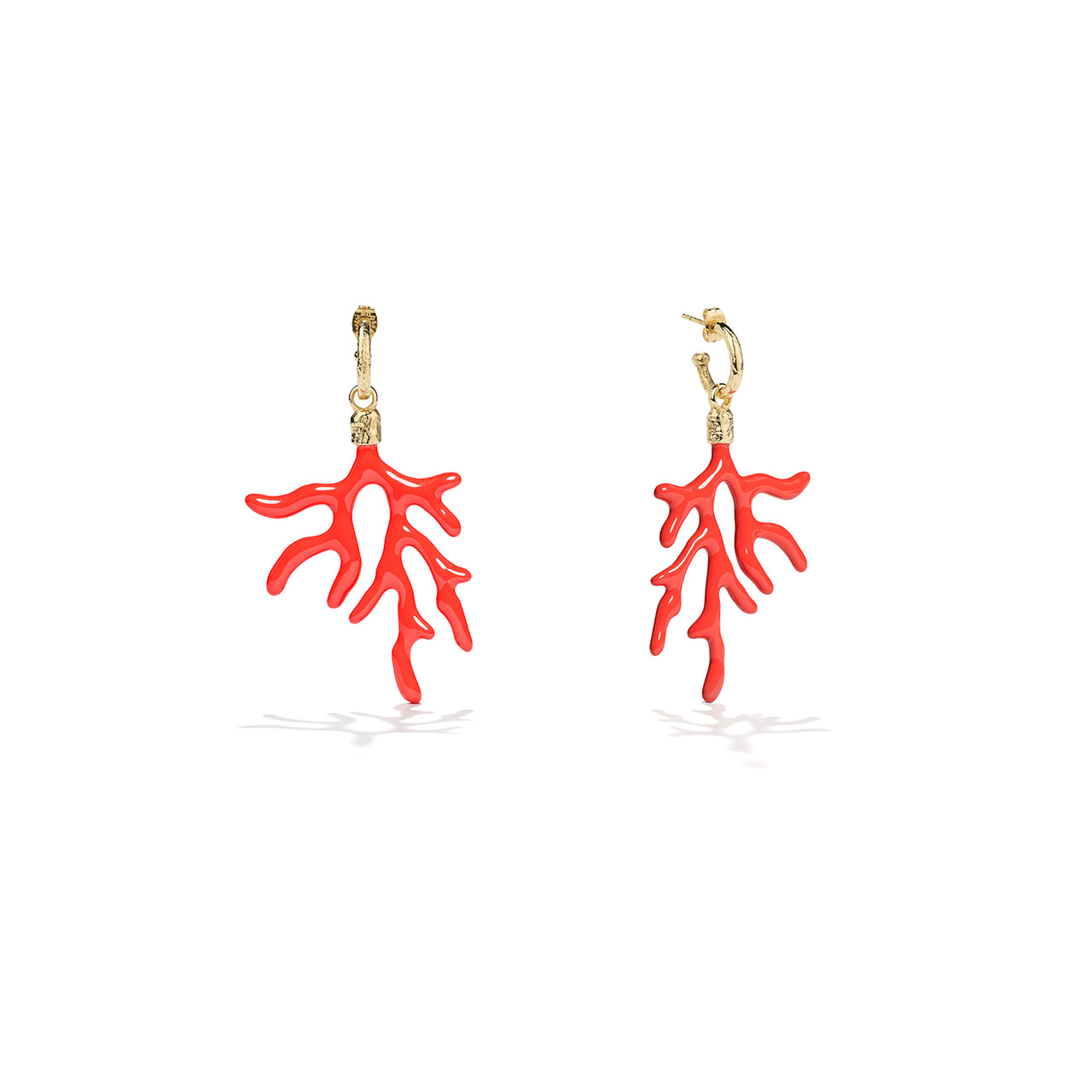 goossens paris Boucles d'oreilles Corail