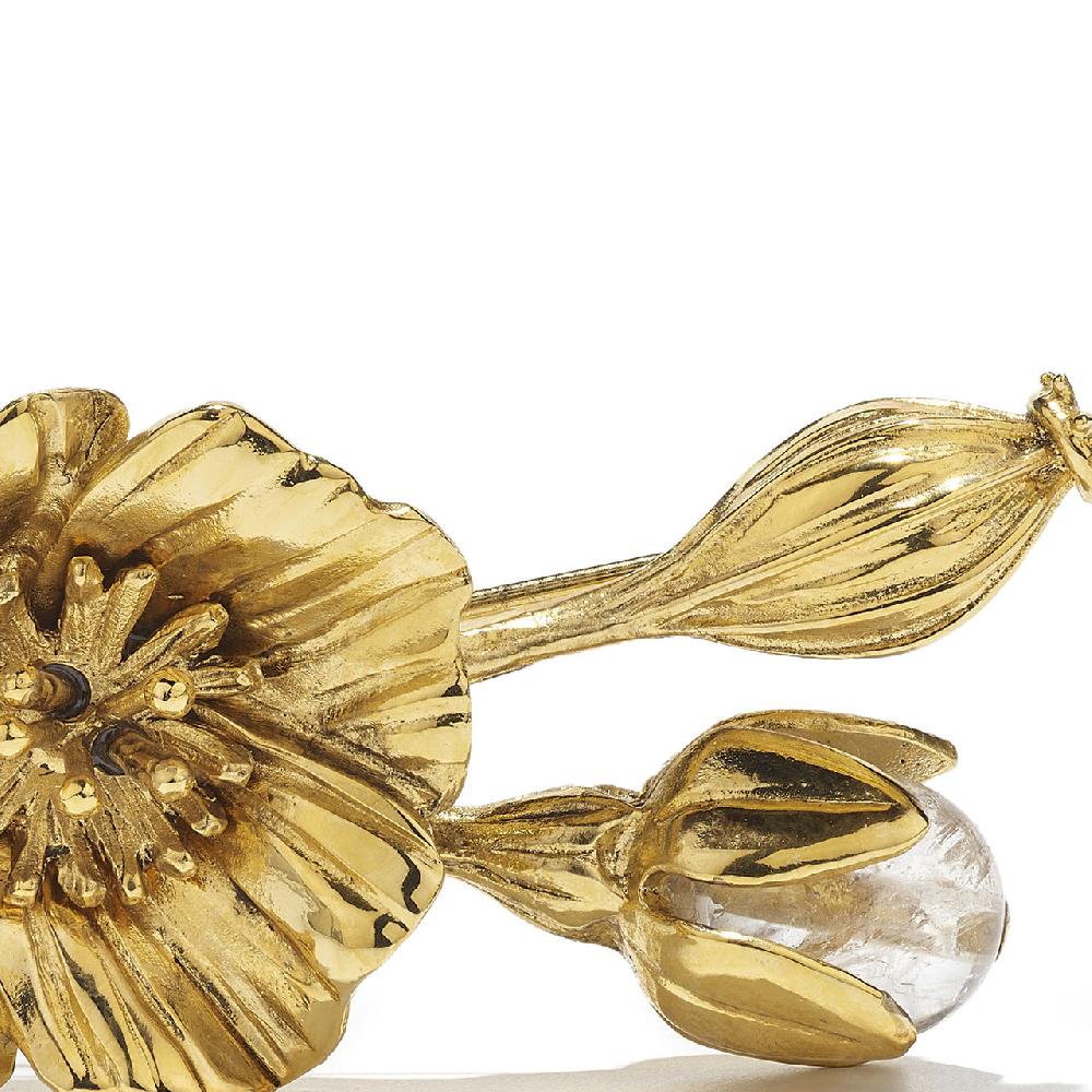 Goossens Paris Broche Bouquet Fleur De Pavot