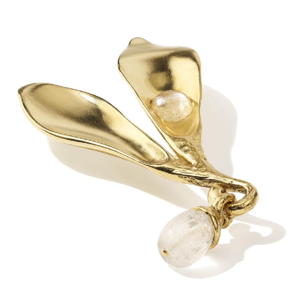 Goossens Paris Broche Feuillage