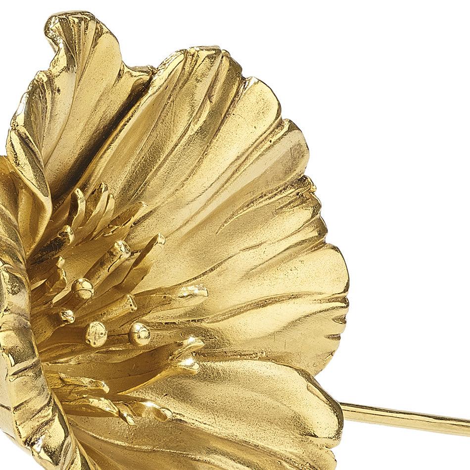 Goossens Paris Broche Fleur De Pavot