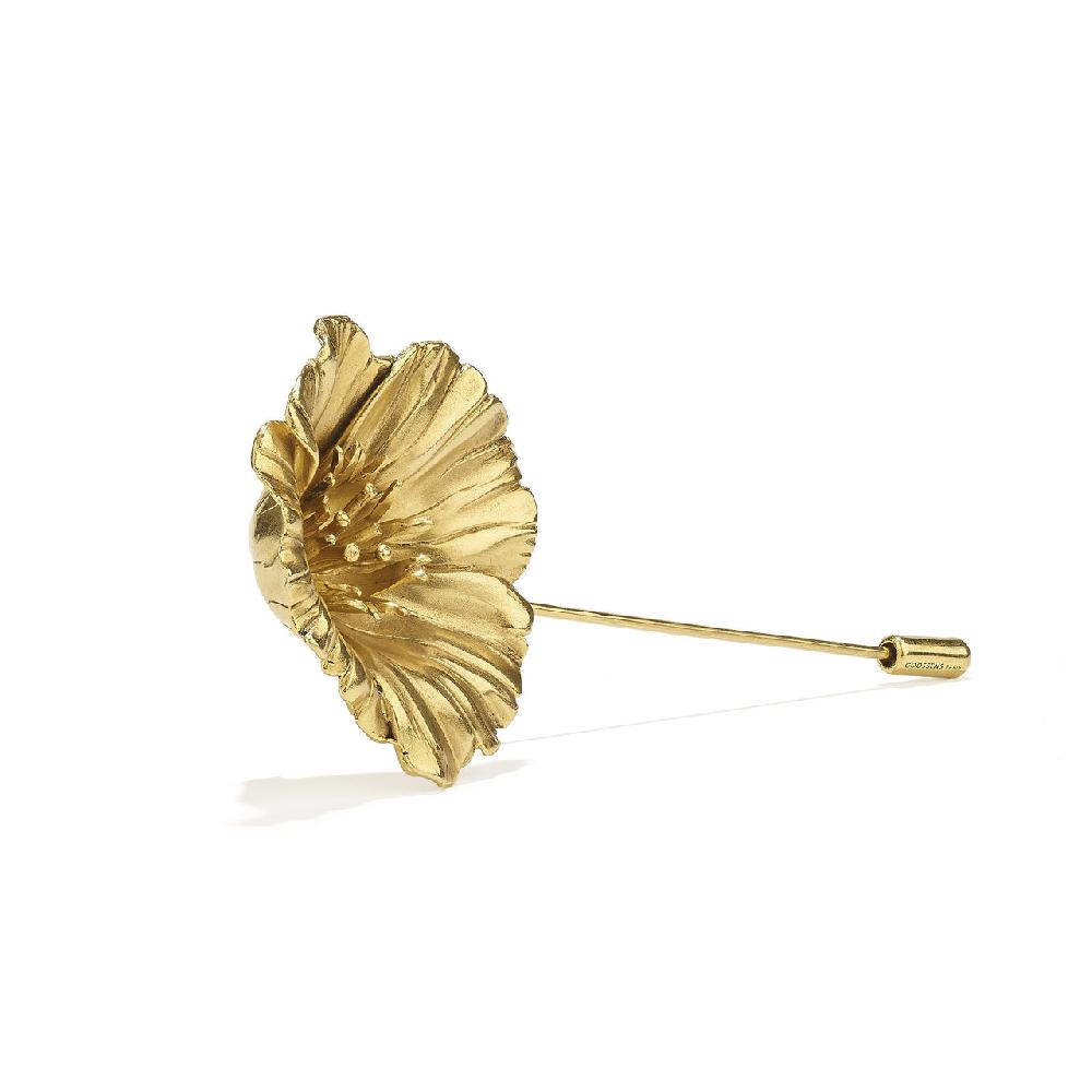 goossens paris Broche Fleur de Pavot