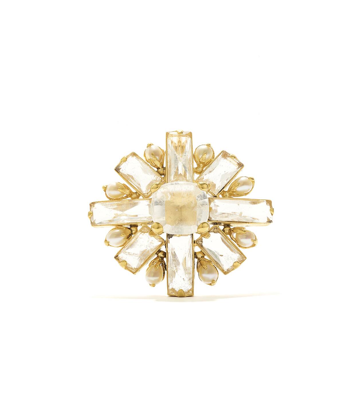 goossens paris Broche Perles Stones