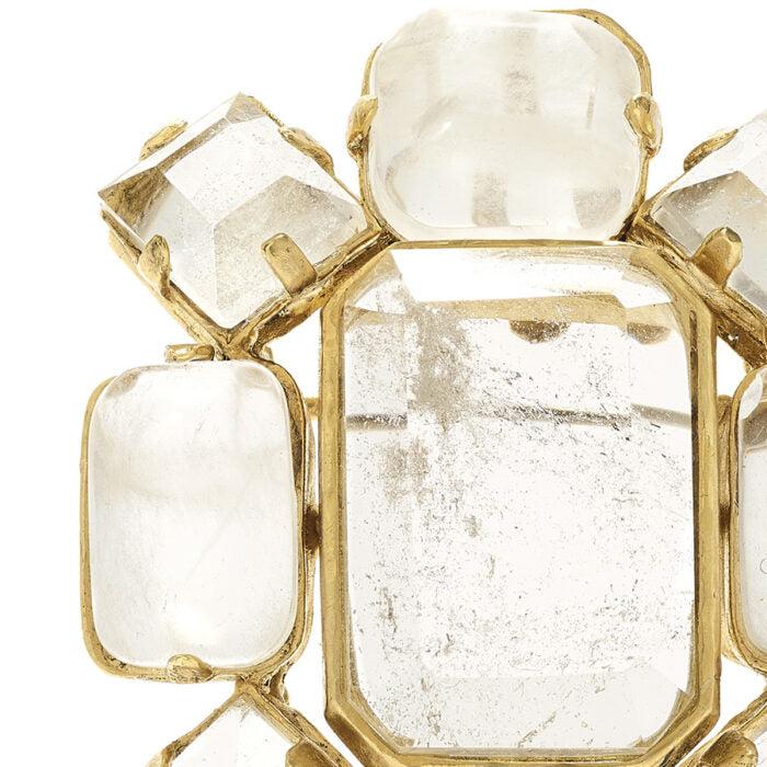Goossens Paris Broche Stones