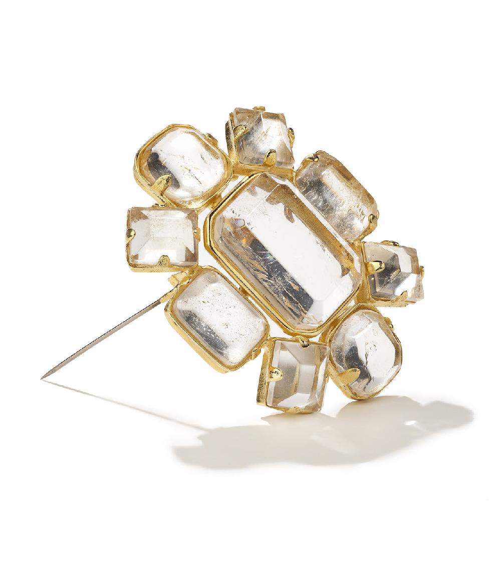 Goossens Paris Broche Stones