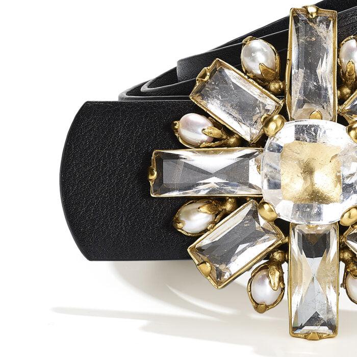 Goossens Paris Ceinture Croix Stones