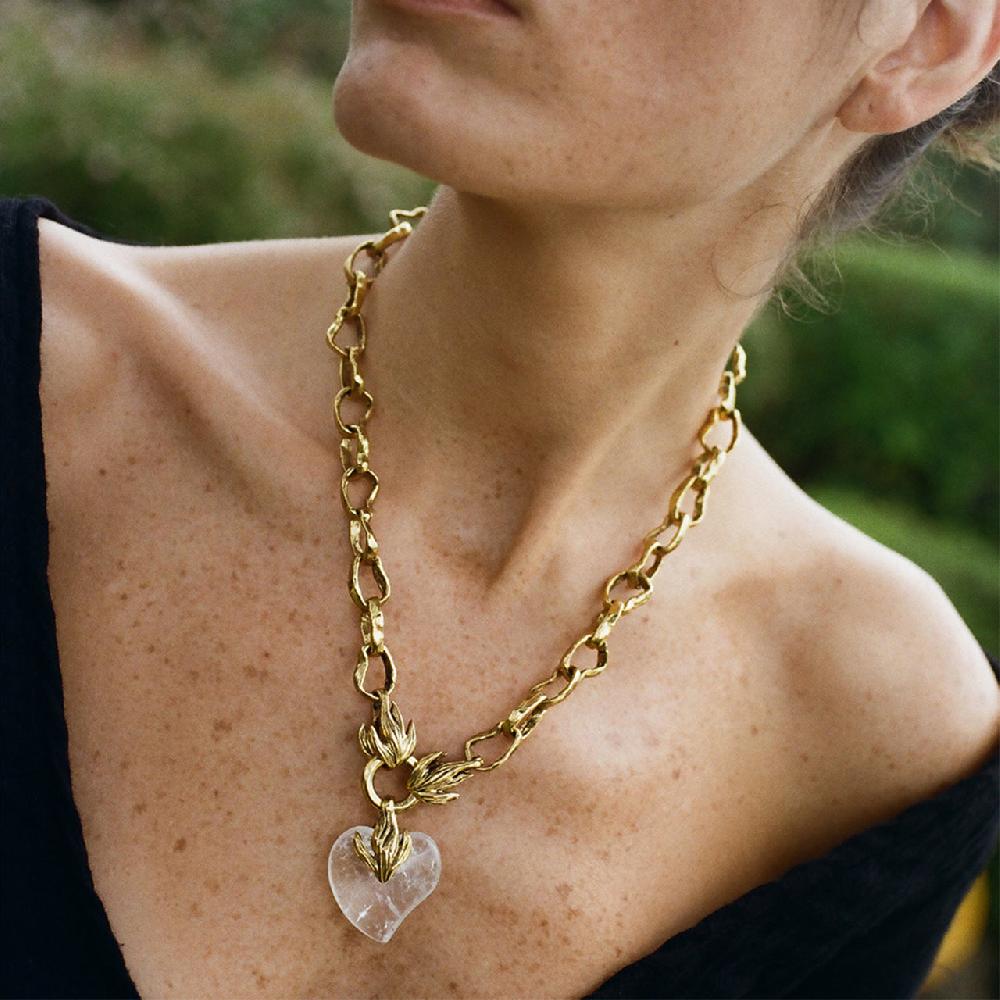 Goossens Paris Collier Cœur Précieux