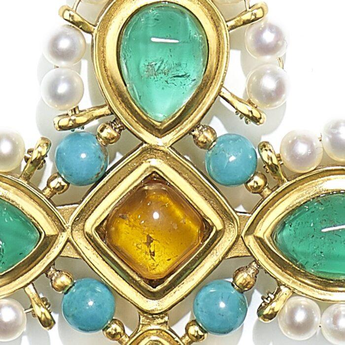 Goossens Paris Collier Croix Venise