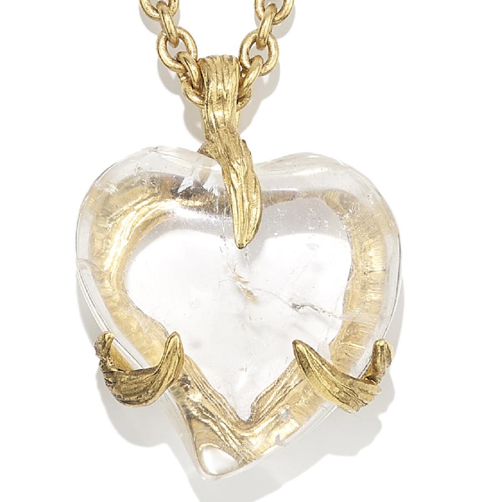 Goossens Paris Collier Long Cœur Précieux