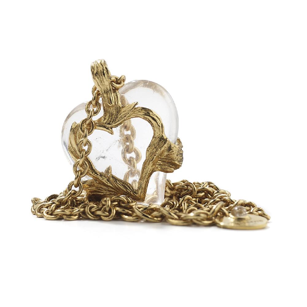 Goossens Paris Collier Long Cœur Précieux