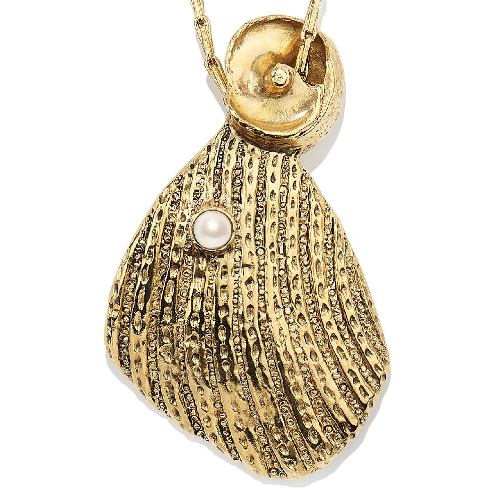 Goossens Paris Collier Long Coquillage Circé