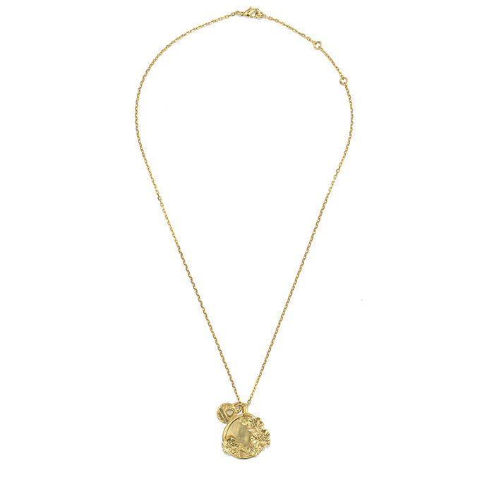 goossens paris Collier Médaille Fleur de Pavot