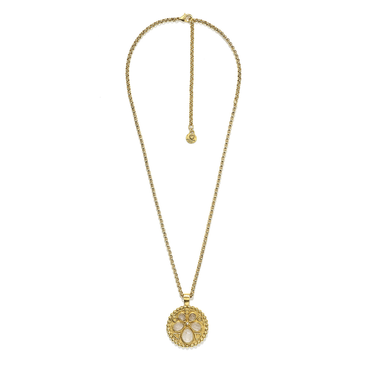 goossens paris Collier médaillon Cachemire