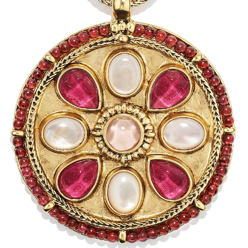 Goossens Paris Collier Médaillon Oversize Venise