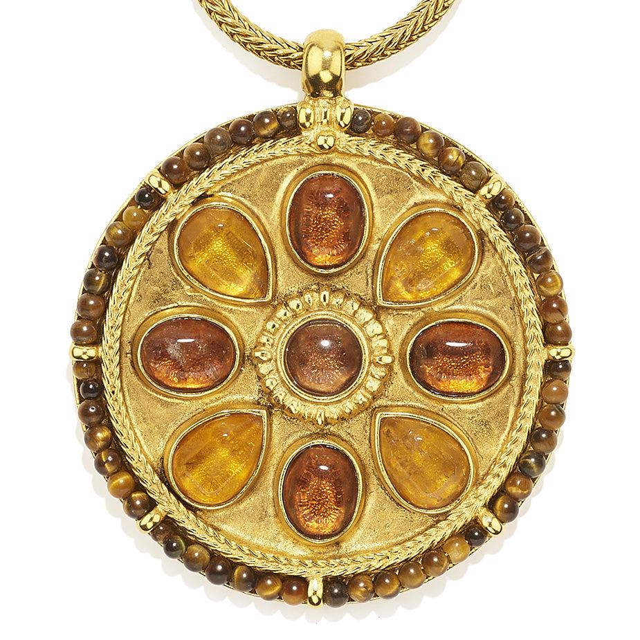 Goossens Paris Collier Médaillon Oversize Venise