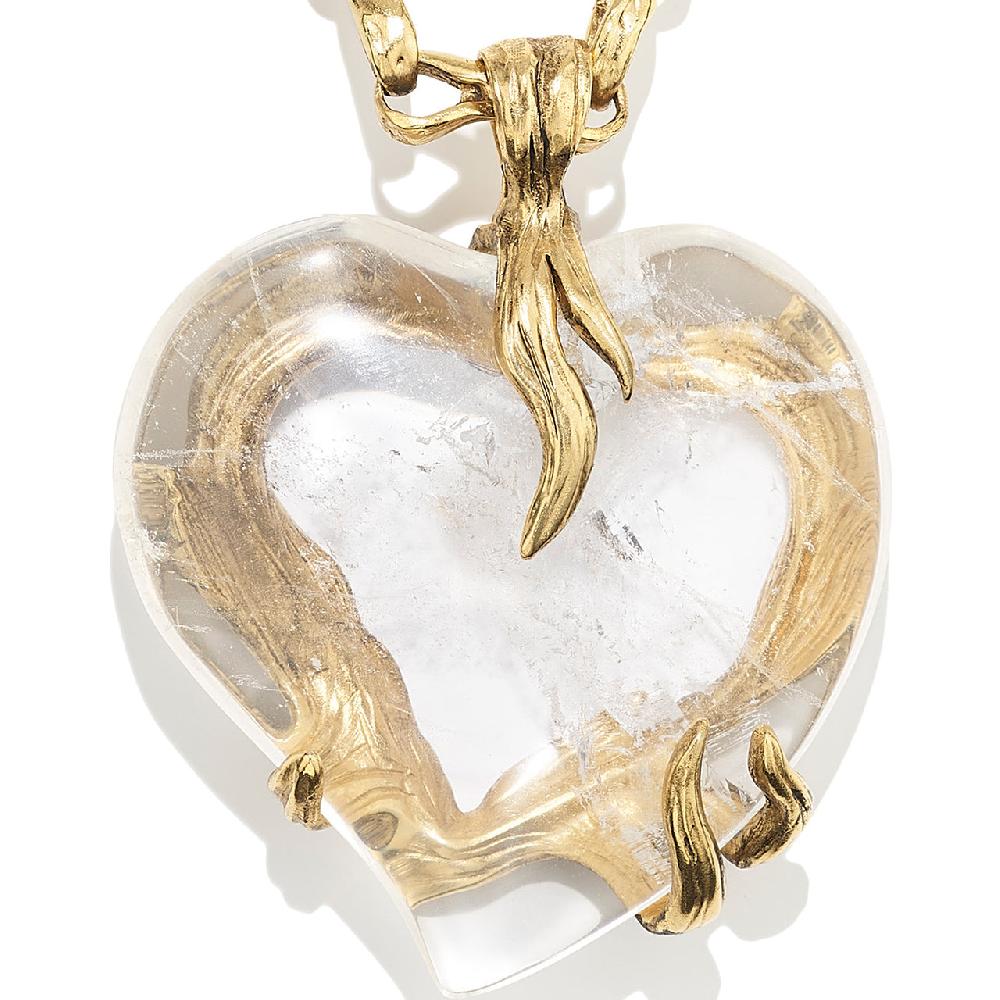 Goossens Paris Collier Oversize Cœur Précieux