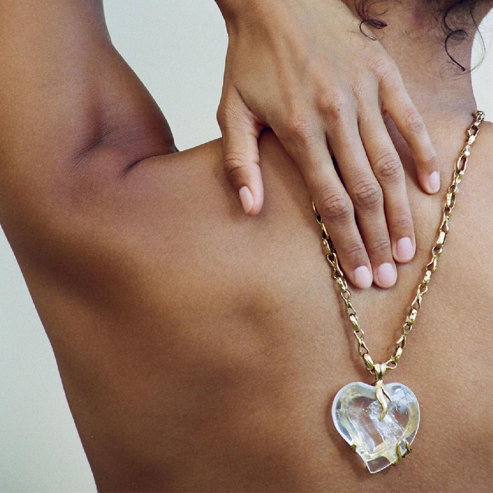 Goossens Paris Collier Oversize Cœur Précieux