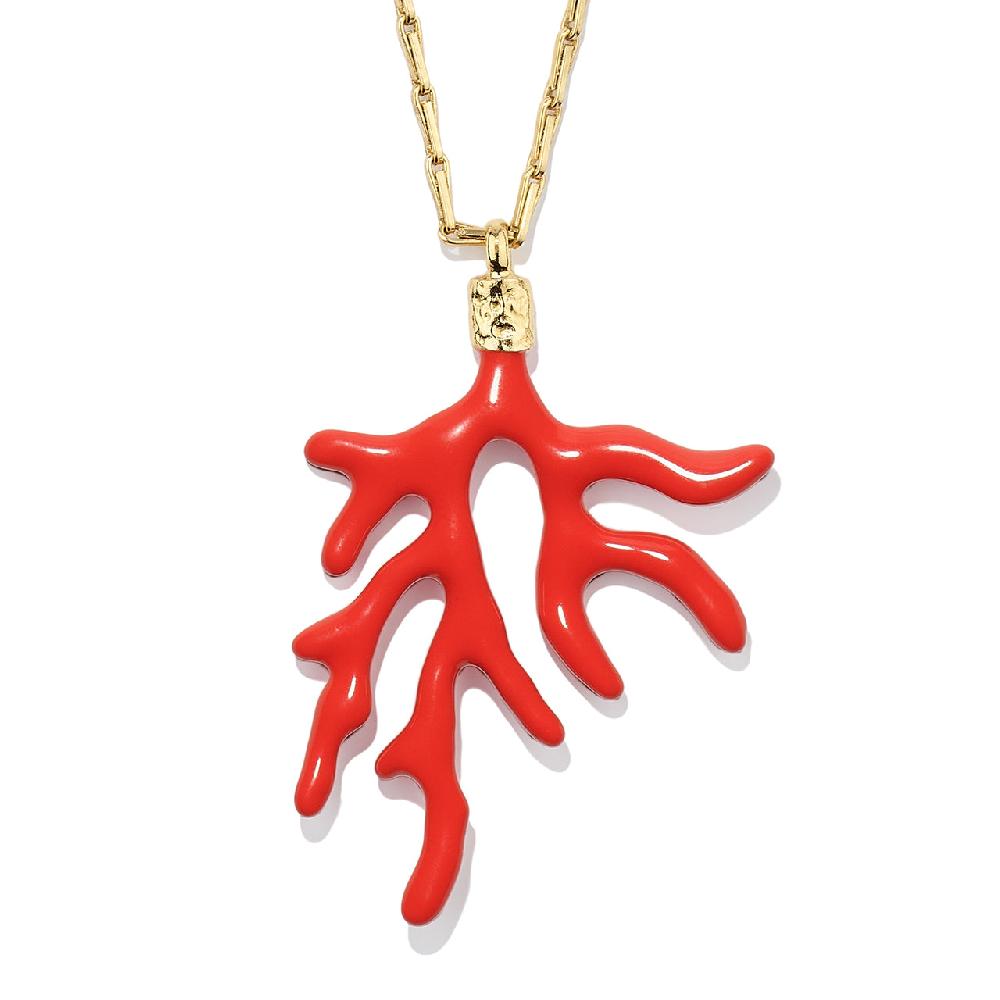 Goossens Paris Collier Pendentif Corail
