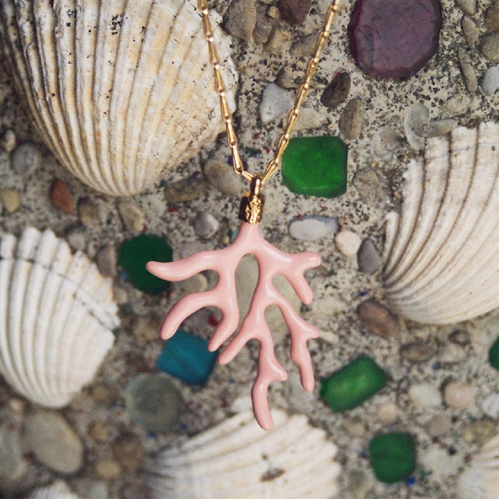 Goossens Paris Collier Pendentif Corail