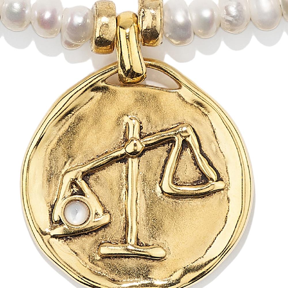 Goossens Paris Collier Perles Astro Balance