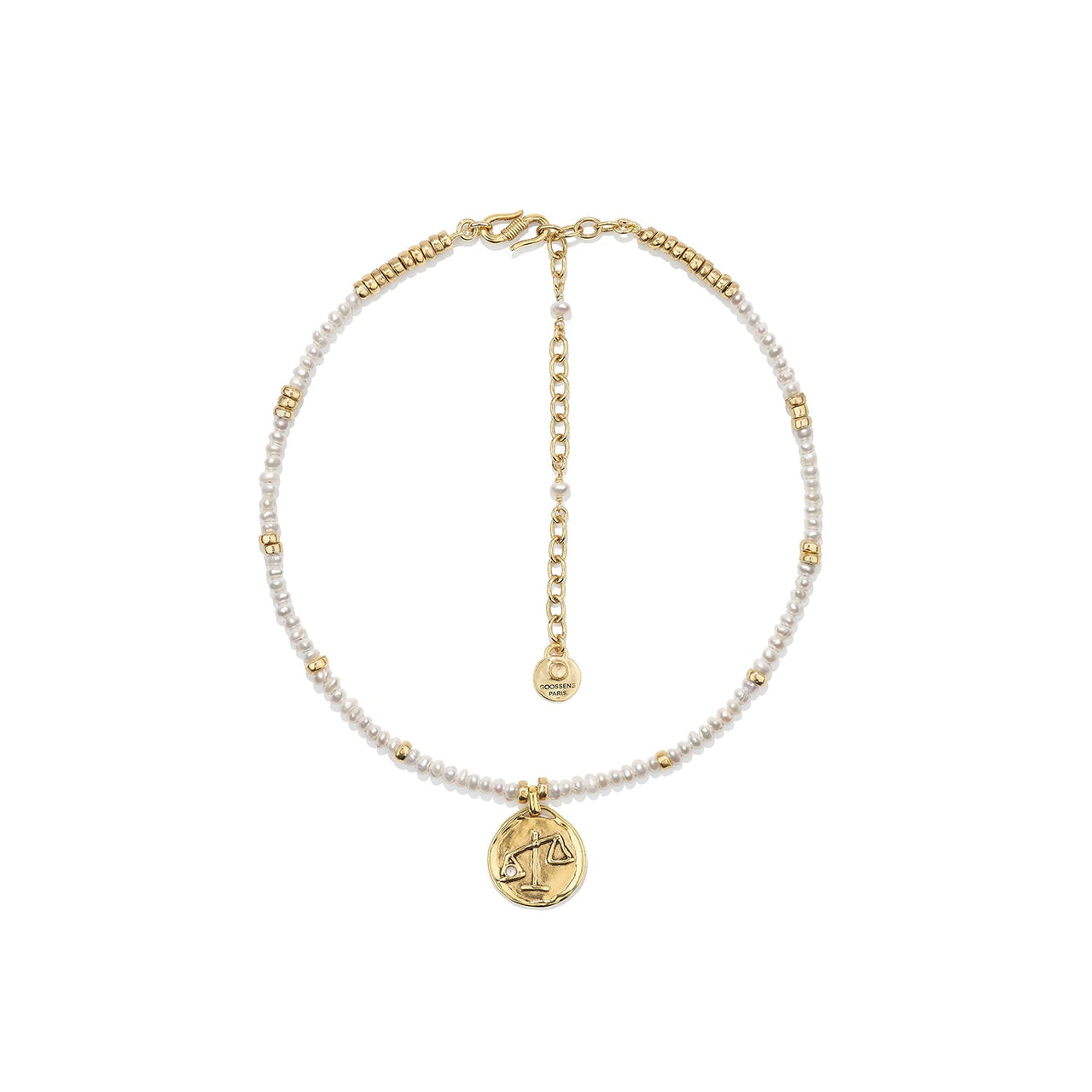 goossens paris Collier Perles Astro Balance
