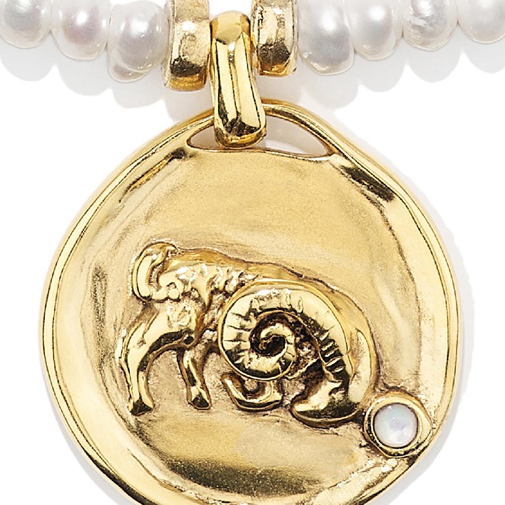 Goossens Paris Collier Perles Astro Bélier