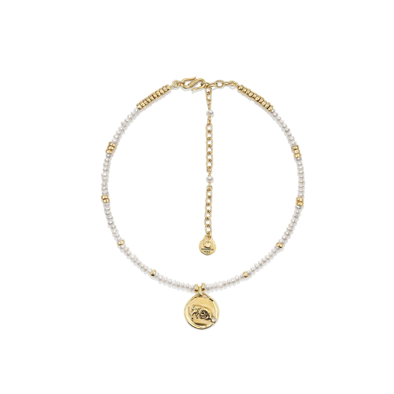 goossens paris Collier Perles Astro Bélier