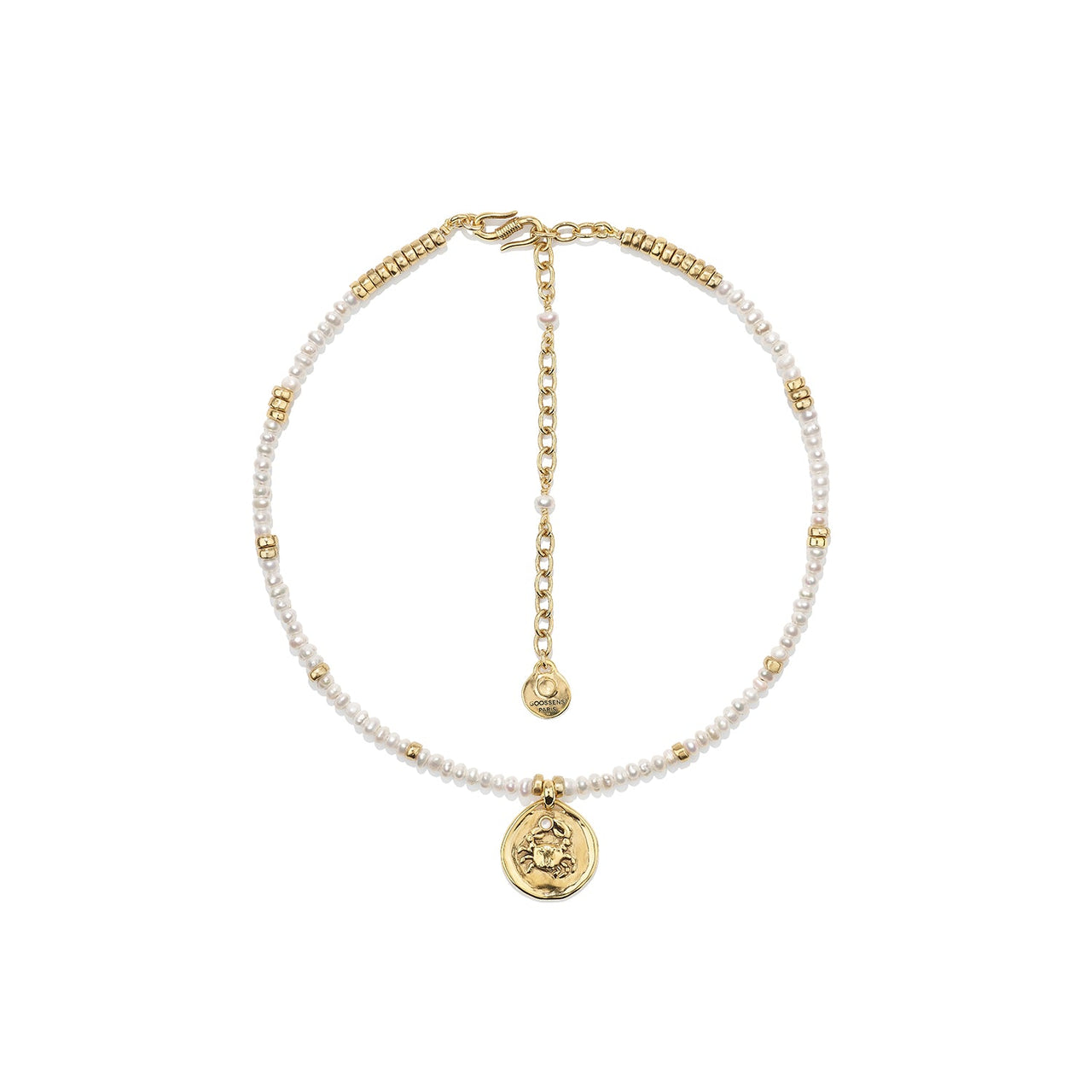 goossens paris Collier Perles Astro Cancer