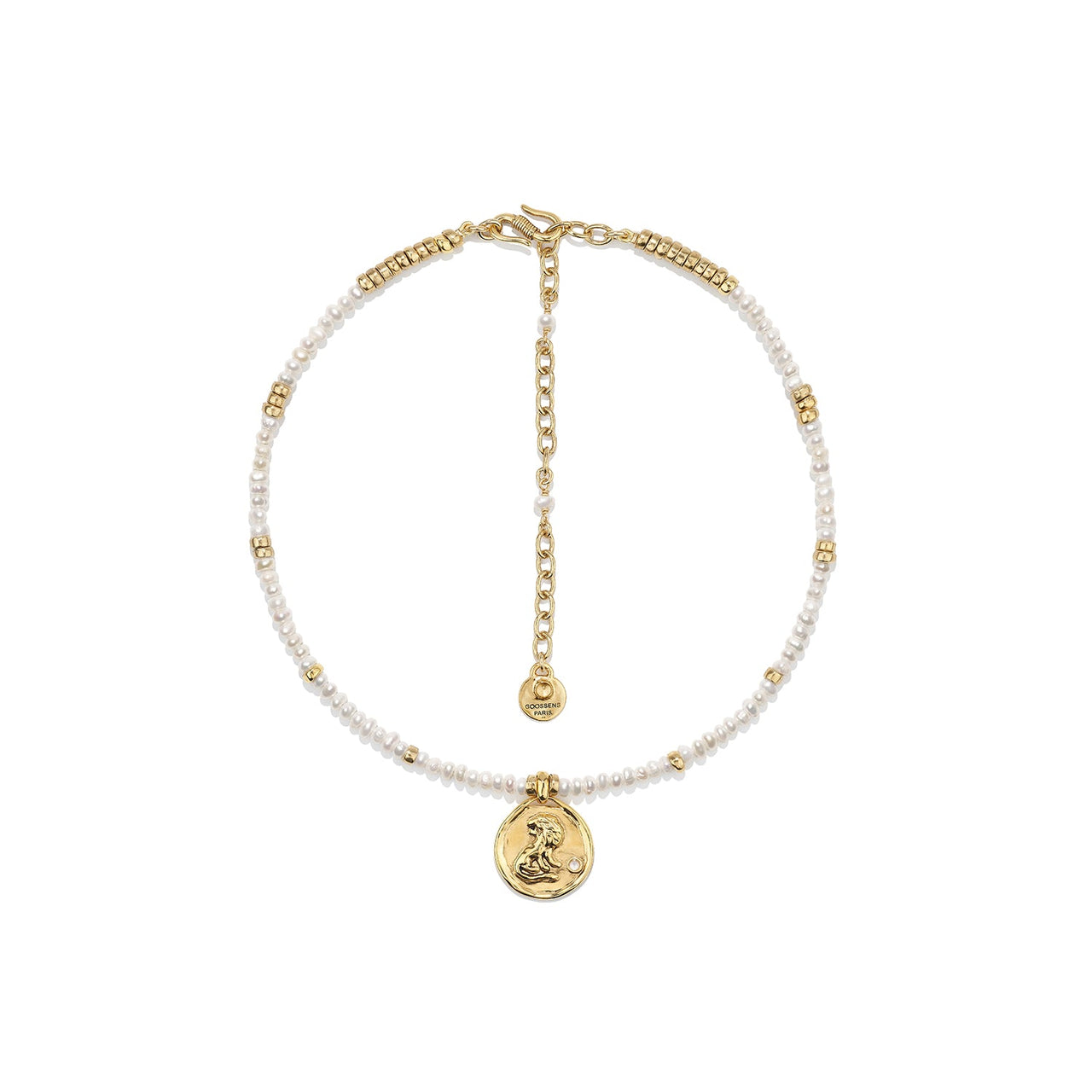 goossens paris Collier Perles Astro Lion
