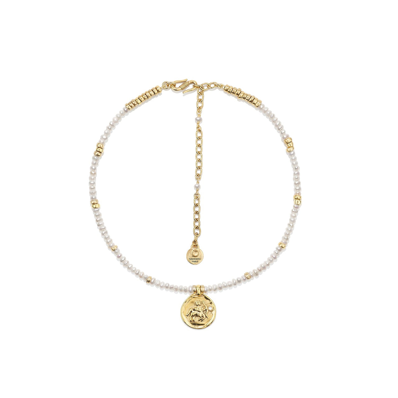 goossens paris Collier Perles Astro Sagittaire