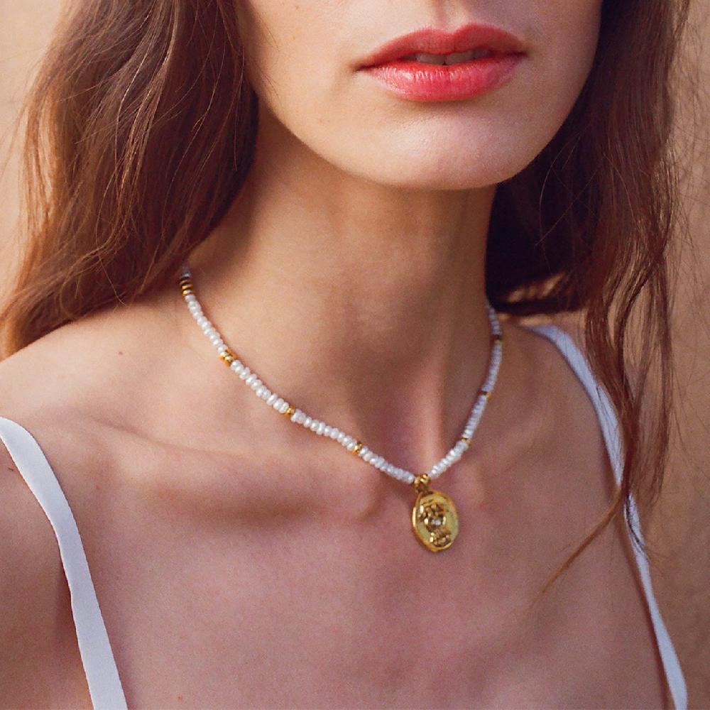 Goossens Paris Collier Perles Astro Scorpion